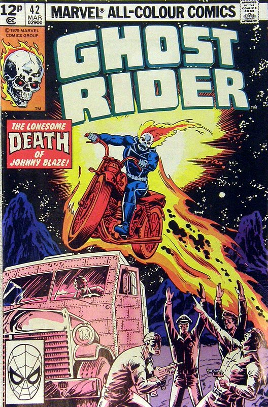 Cover of Ghost Rider (Vol 1) #42. One of 250,000 Vintage American Comics on sale from Krypton!