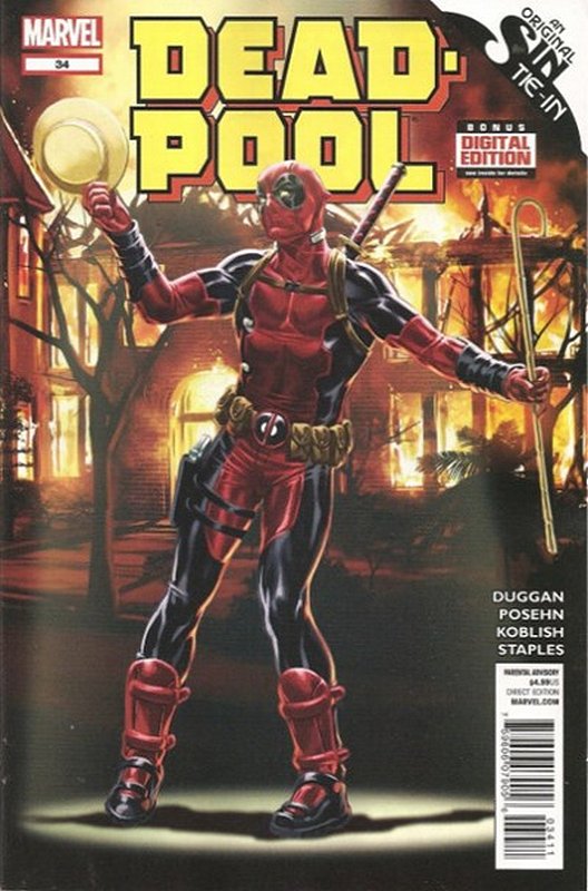 Cover of Deadpool (Vol 3) #34. One of 250,000 Vintage American Comics on sale from Krypton!