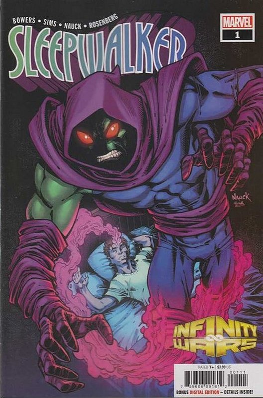 Cover of Infinity Wars: Sleepwalker (2018 Ltd) #1. One of 250,000 Vintage American Comics on sale from Krypton!