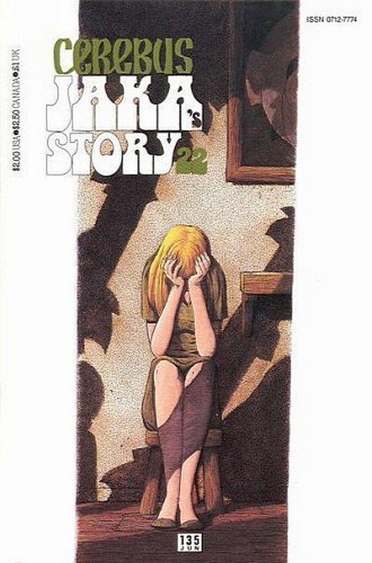 Cover of Cerebus The Aardvark #135. One of 250,000 Vintage American Comics on sale from Krypton!