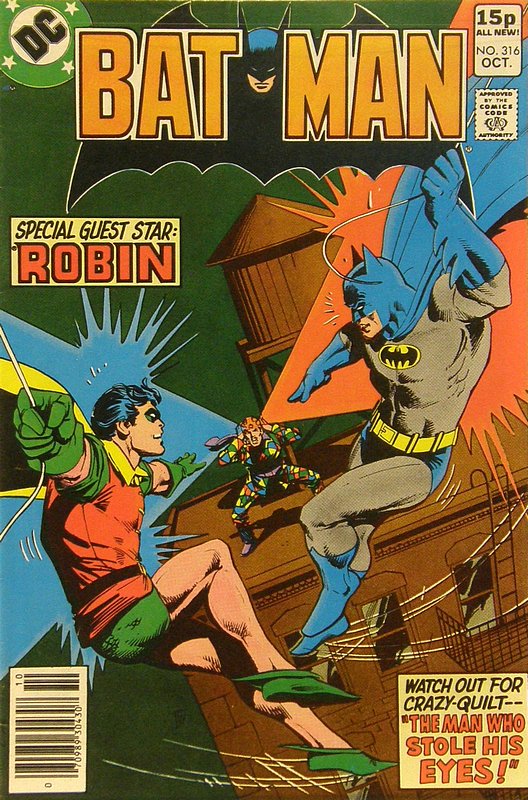 Cover of Batman #316. One of 250,000 Vintage American Comics on sale from Krypton!