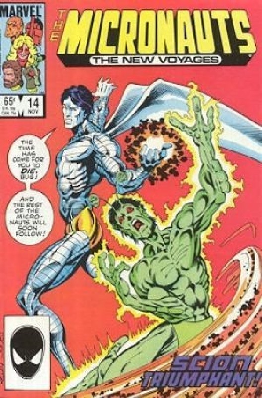 Cover of Micronauts (Vol 2) The New Voyages #14. One of 250,000 Vintage American Comics on sale from Krypton!