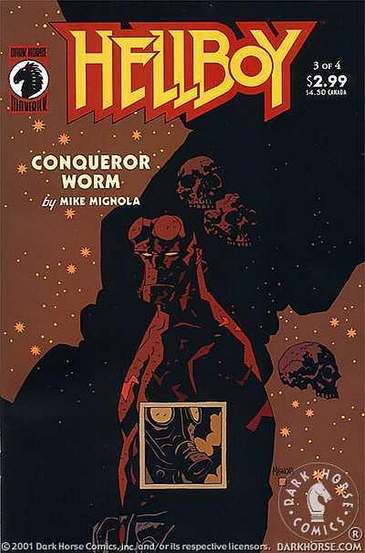 Cover of Hellboy: Conqueror Worm (2001 Ltd) #3. One of 250,000 Vintage American Comics on sale from Krypton!