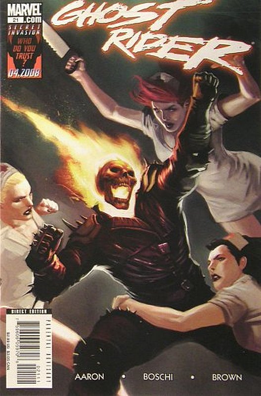 1st Deputy Kowalski<br> Cover of Ghost Rider (Vol 3) #21. One of 250,000 Vintage American Comics on sale from Krypton!