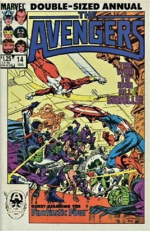 Cover of Avengers Annual (Vol 1) #14. One of 250,000 Vintage American Comics on sale from Krypton!
