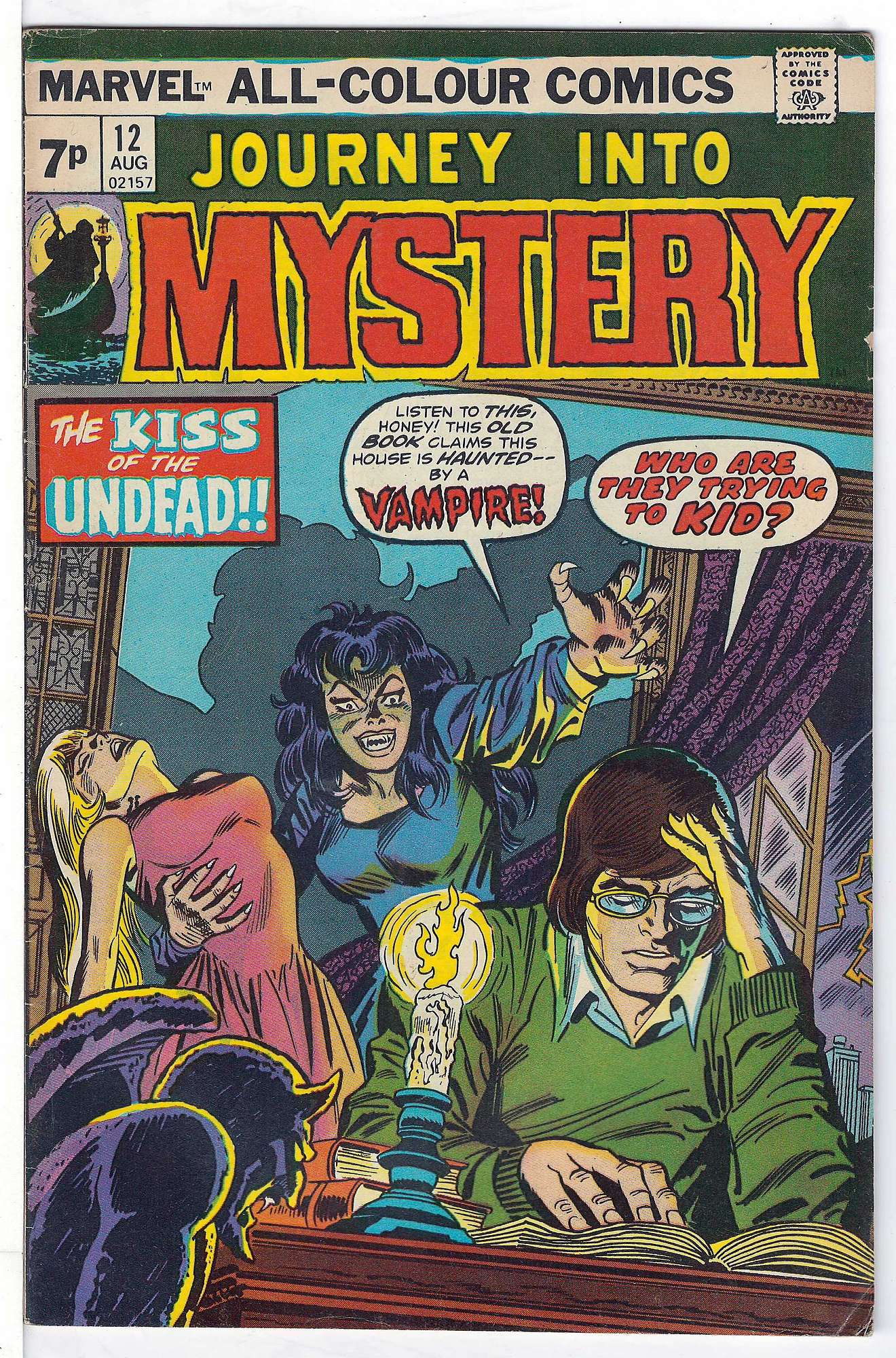 ACTUAL SCAN OF COMIC!<br> Cover of Journey Into Mystery (Vol 2) #12. One of 250,000 Vintage American Comics on sale from Krypton!