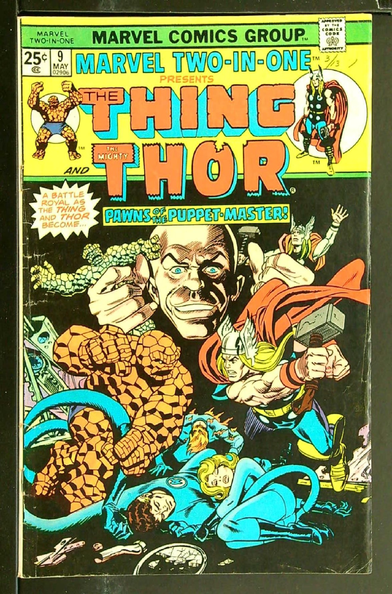Cover of Marvel Two-in-one (Vol 1) #9. One of 250,000 Vintage American Comics on sale from Krypton!