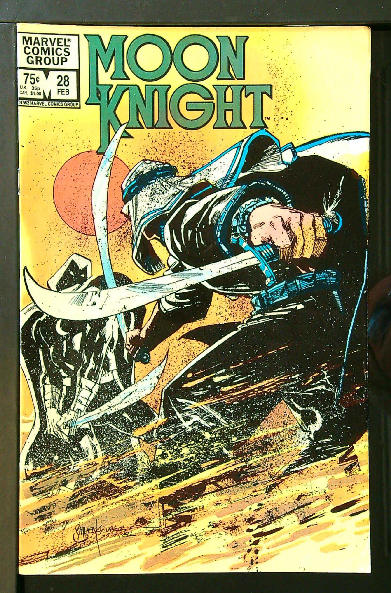 ACTUAL SCAN OF COMIC!<br> Cover of Moon Knight (Vol 1) #28. One of 250,000 Vintage American Comics on sale from Krypton!