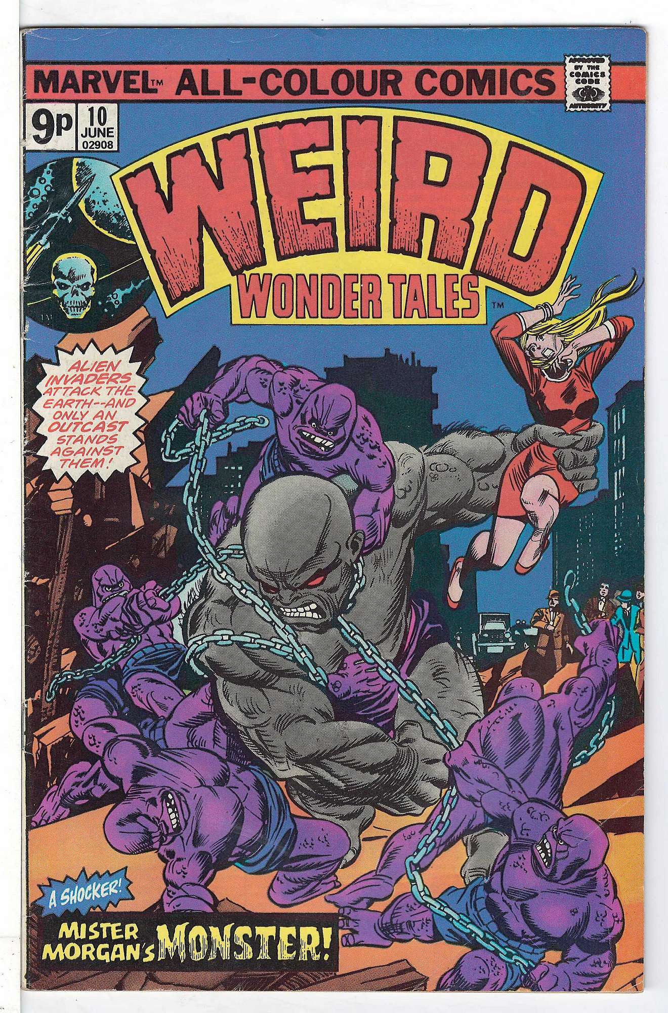 ACTUAL SCAN OF COMIC!<br> Cover of Weird Wonder Tales (Vol 1) #10. One of 250,000 Vintage American Comics on sale from Krypton!