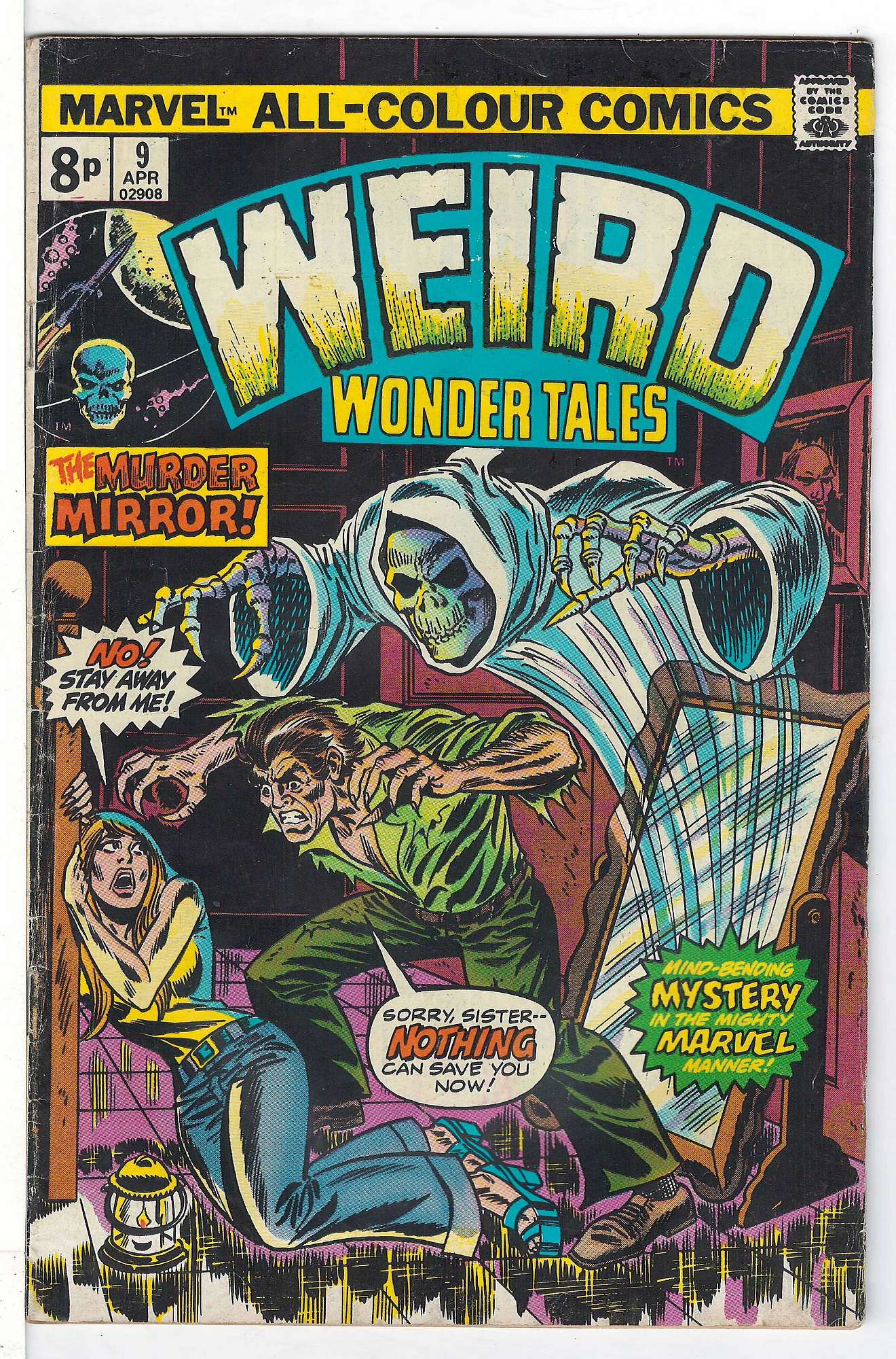 ACTUAL SCAN OF COMIC!<br> Cover of Weird Wonder Tales (Vol 1) #9. One of 250,000 Vintage American Comics on sale from Krypton!