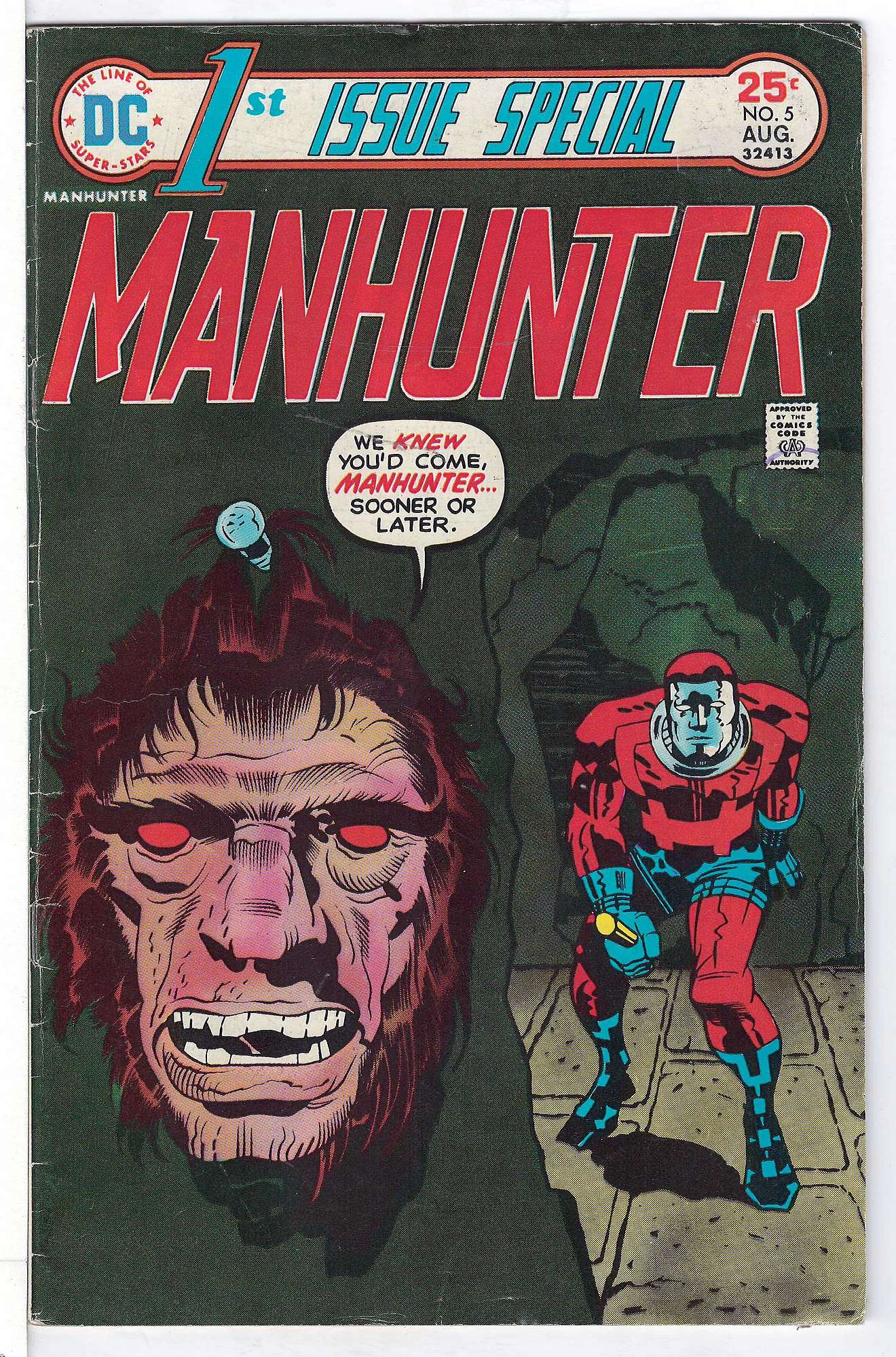 Manhunter<br>ACTUAL SCAN OF COMIC!<br> Cover of First Issue Special (Vol 1) #5. One of 250,000 Vintage American Comics on sale from Krypton!