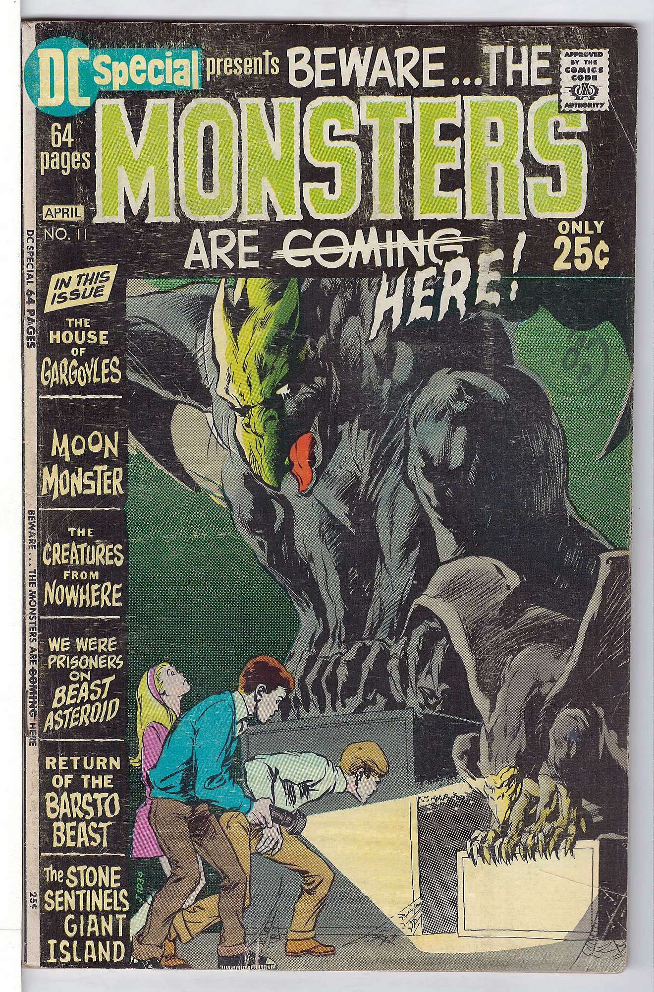 ACTUAL SCAN OF COMIC!<br>Distribution Stamp on Cover - See Scan Cover of DC Special (Vol 1) #11. One of 250,000 Vintage American Comics on sale from Krypton!