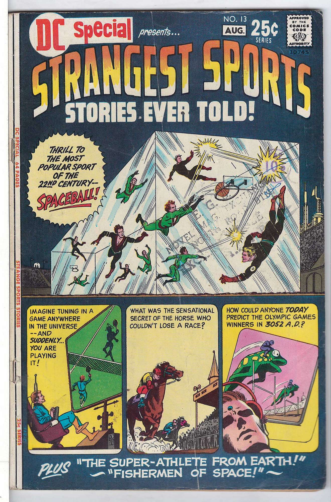 ACTUAL SCAN OF COMIC!<br>Distribution Stamp & pen on Cover - See Scan Cover of DC Special (Vol 1) #13. One of 250,000 Vintage American Comics on sale from Krypton!