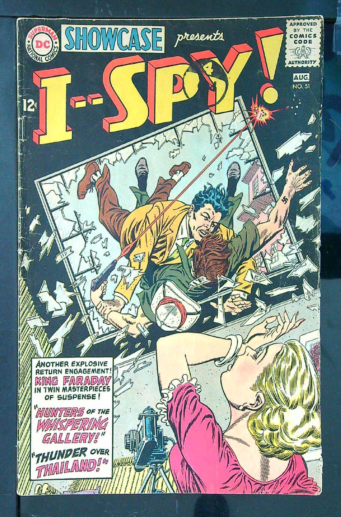 ACTUAL SCAN OF COMIC!<br>Distribution Stamp on Cover - See Scan Cover of Showcase (Vol 1) #51. One of 250,000 Vintage American Comics on sale from Krypton!