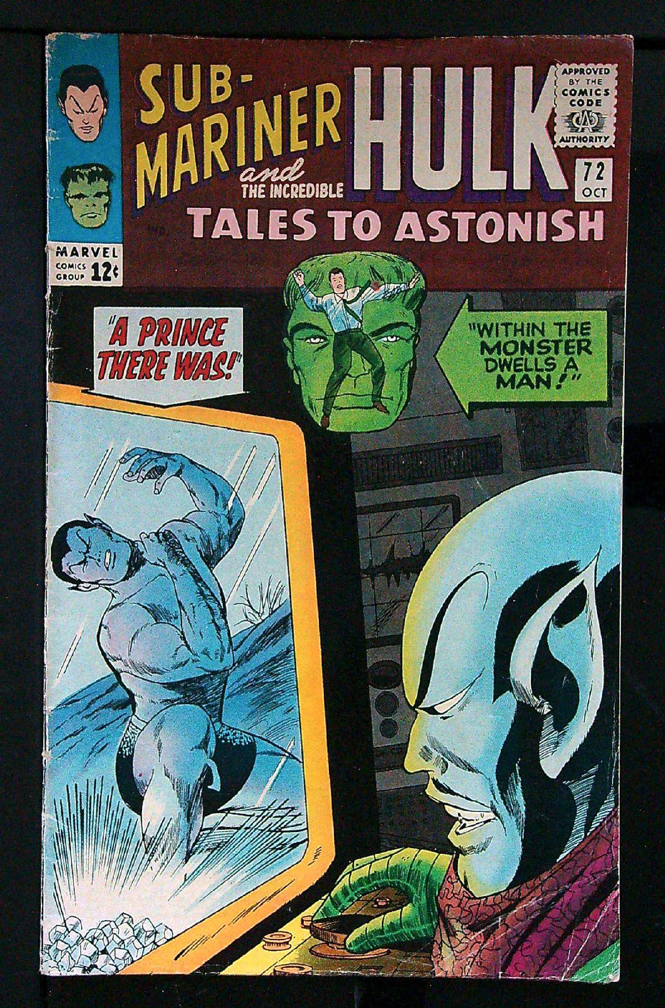 ACTUAL SCAN OF COMIC!<br> Cover of Tales to Astonish (Vol 1) #72. One of 250,000 Vintage American Comics on sale from Krypton!