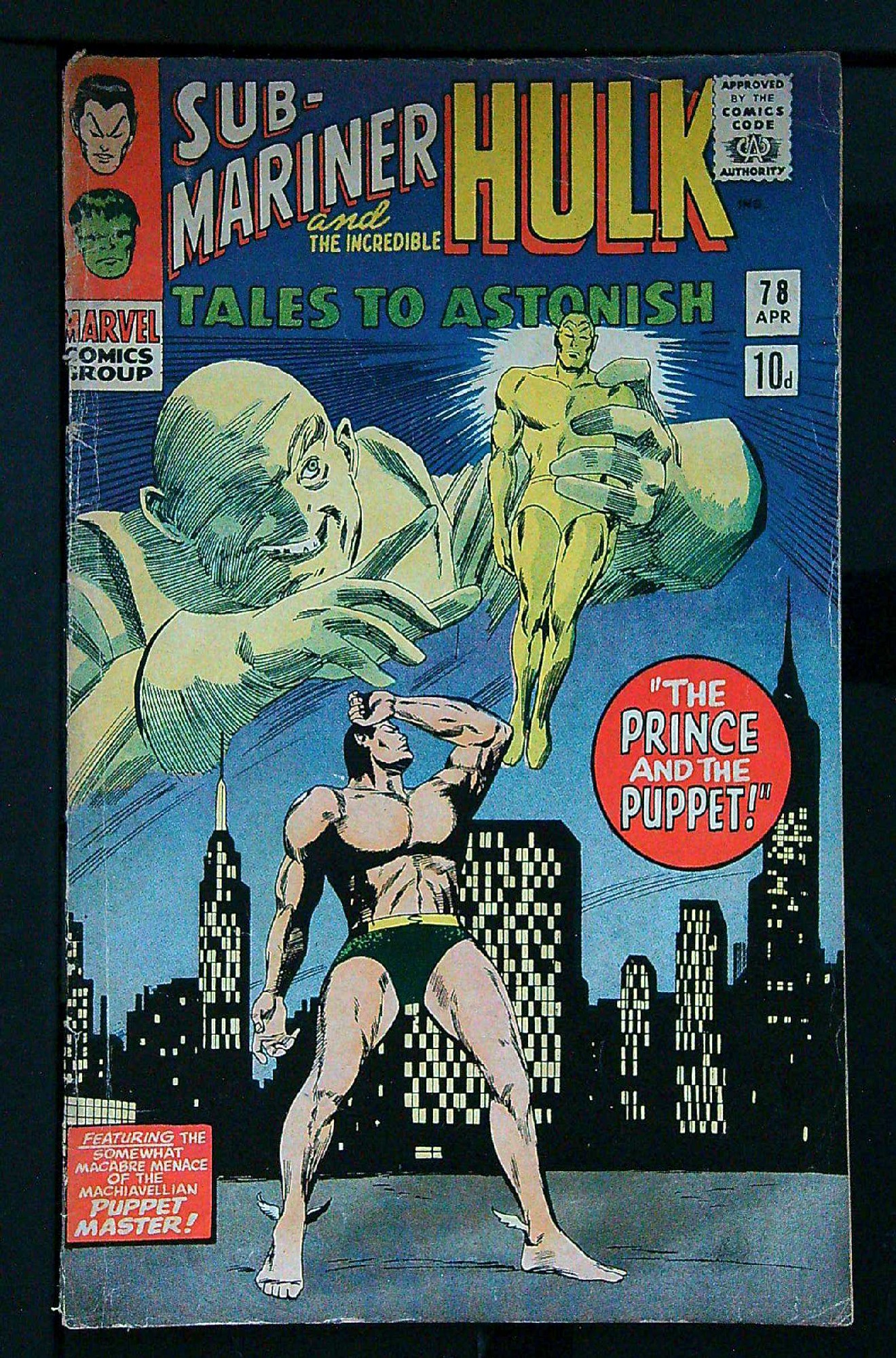 ACTUAL SCAN OF COMIC!<br> Cover of Tales to Astonish (Vol 1) #78. One of 250,000 Vintage American Comics on sale from Krypton!