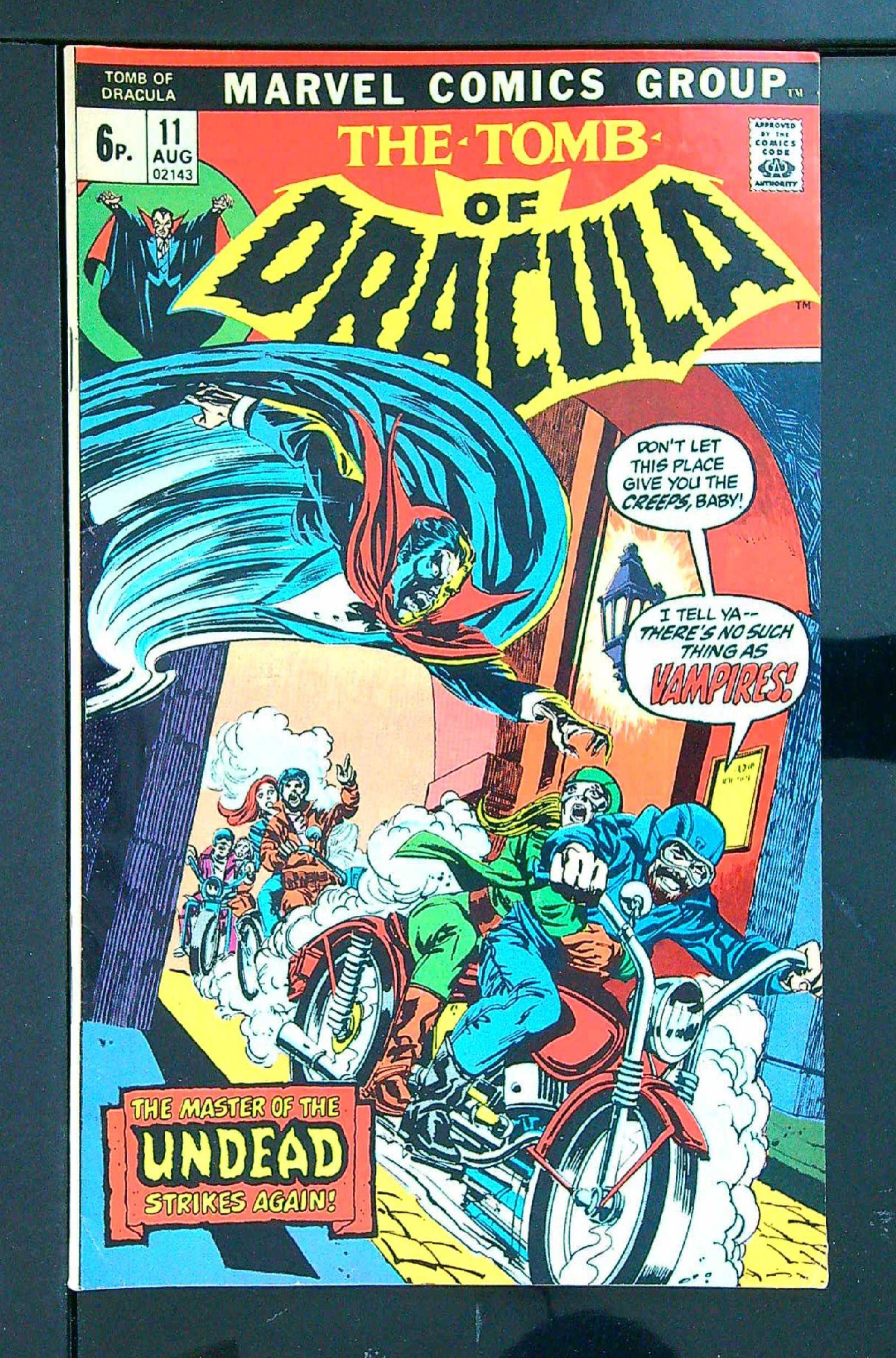 ACTUAL SCAN OF COMIC!<br> Cover of Tomb of Dracula (Vol 1) #11. One of 250,000 Vintage American Comics on sale from Krypton!