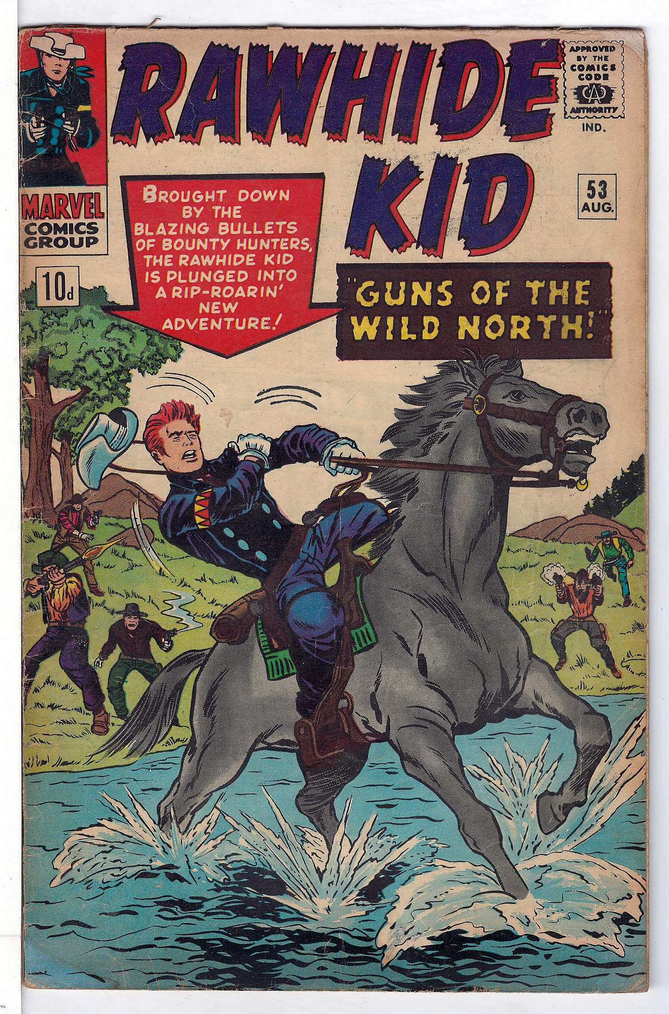 ACTUAL SCAN OF COMIC!<br> Cover of Rawhide Kid (Vol 1) #53. One of 250,000 Vintage American Comics on sale from Krypton!