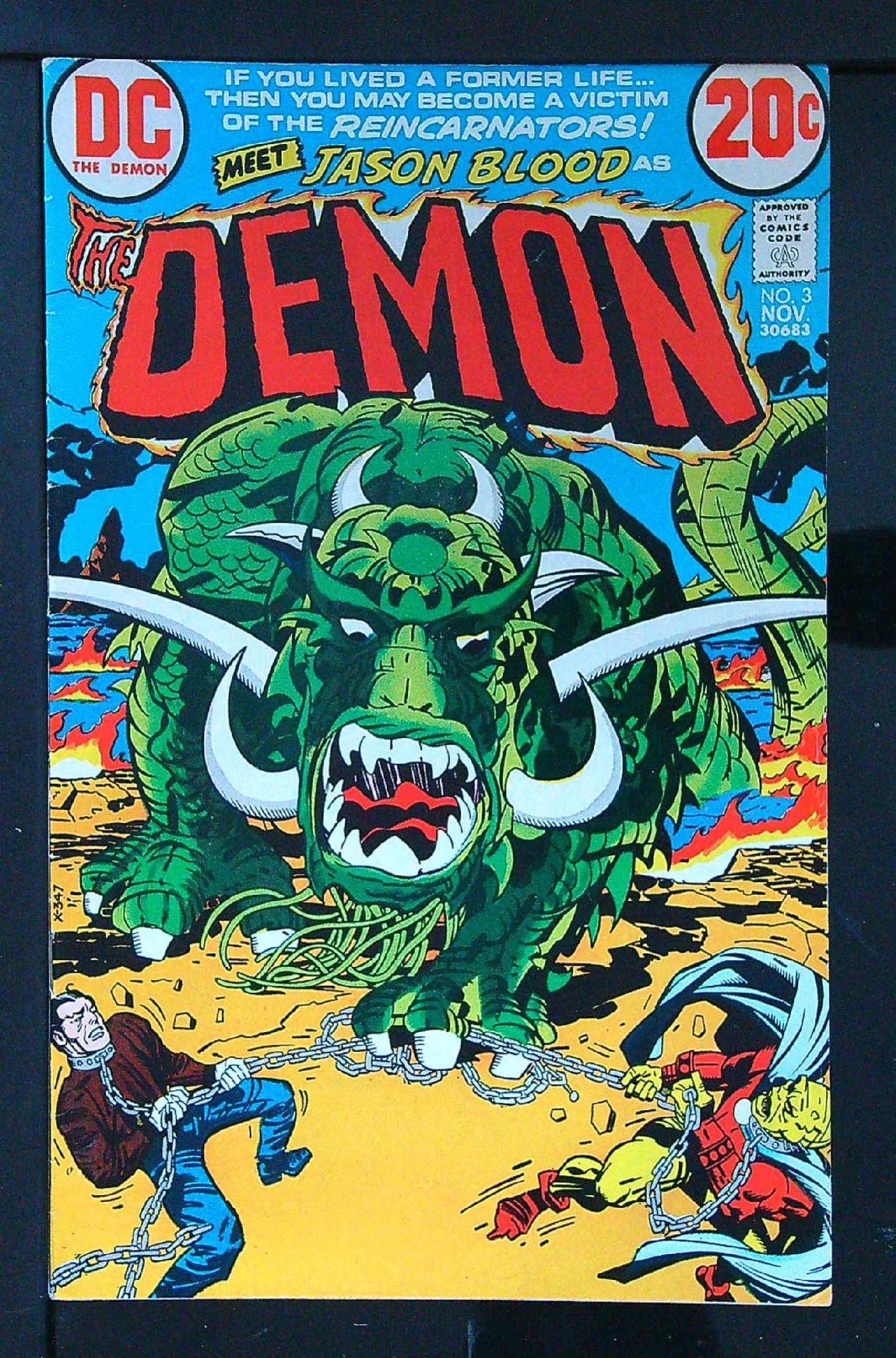 ACTUAL SCAN OF COMIC!<br> Cover of Demon (Vol 1) The #3. One of 250,000 Vintage American Comics on sale from Krypton!