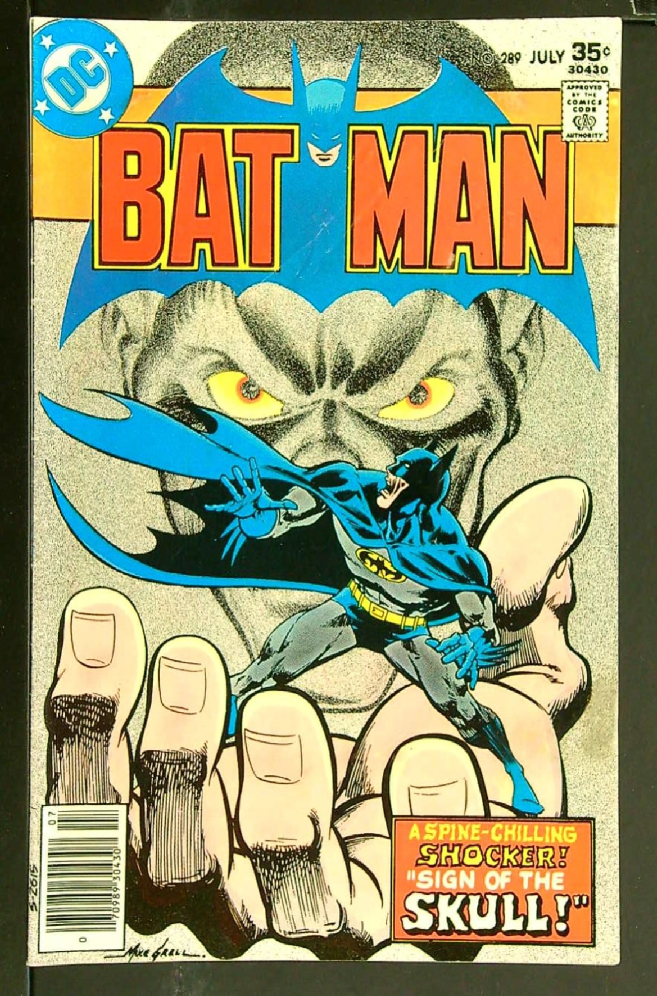 Cover of Batman #289. One of 250,000 Vintage American Comics on sale from Krypton!