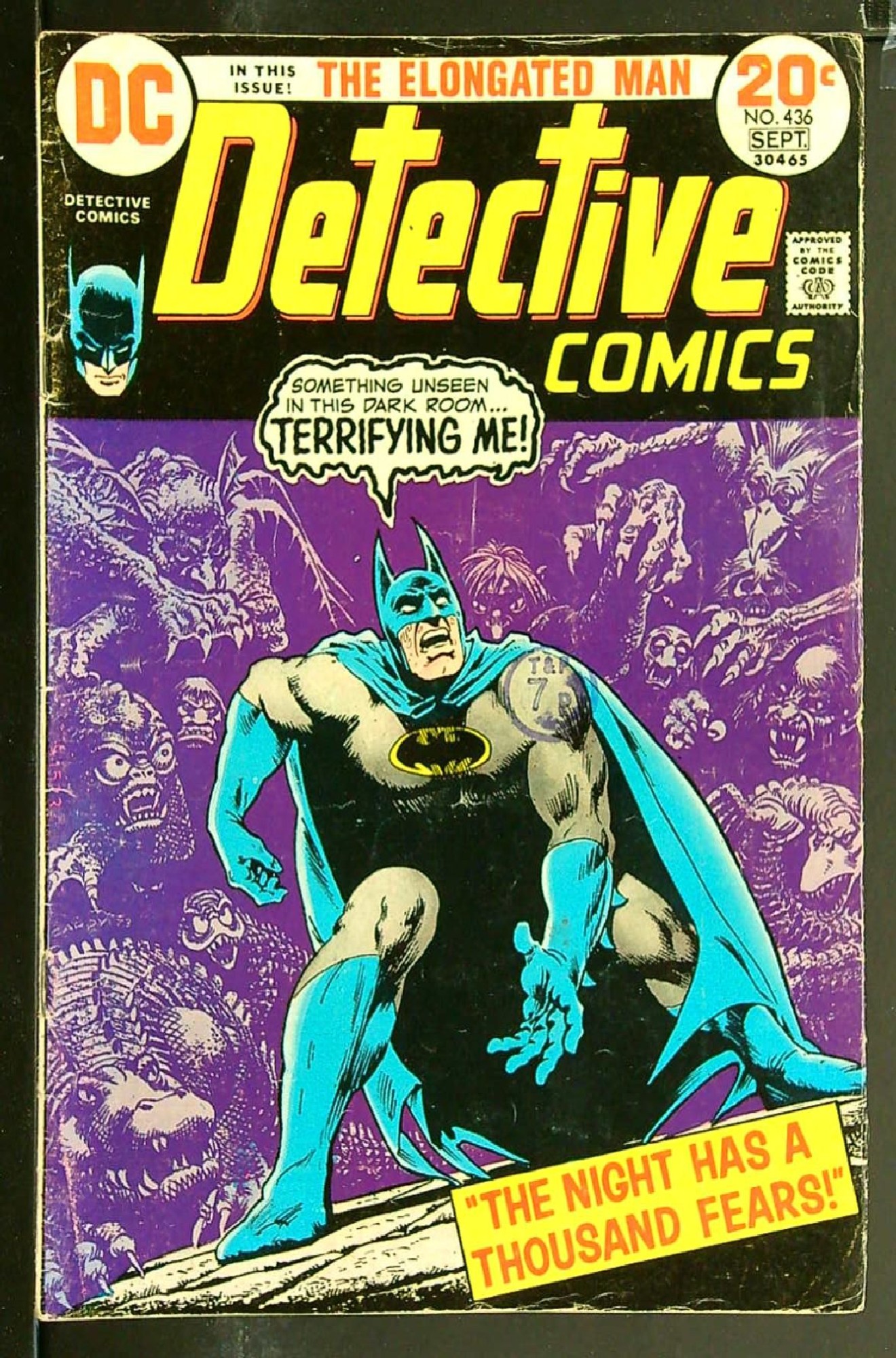 Cover of Detective Comics #436. One of 250,000 Vintage American Comics on sale from Krypton!