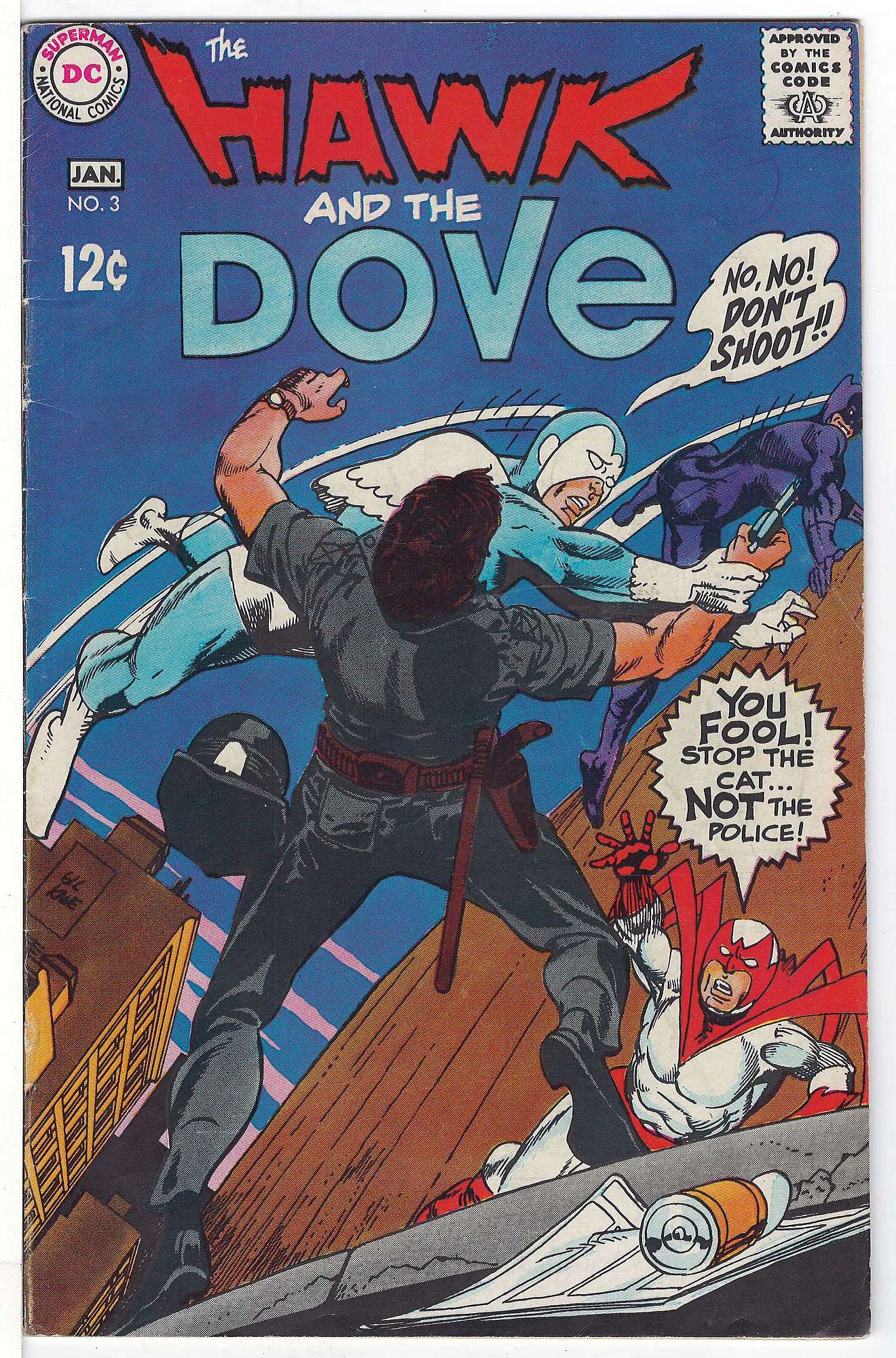 ACTUAL SCAN OF COMIC!<br> Cover of Hawk & Dove (Vol 1) The #3. One of 250,000 Vintage American Comics on sale from Krypton!