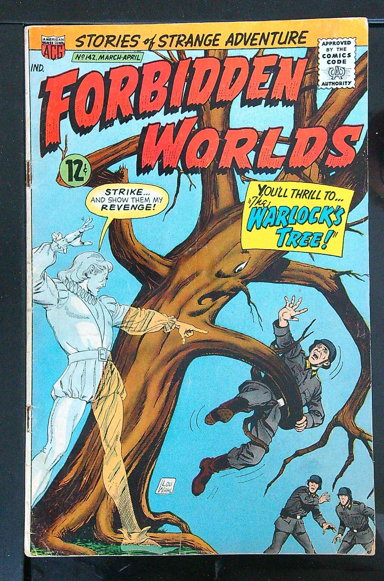 ACTUAL SCAN OF COMIC!<br> Cover of Forbidden Worlds (Vol 1) #142. One of 250,000 Vintage American Comics on sale from Krypton!
