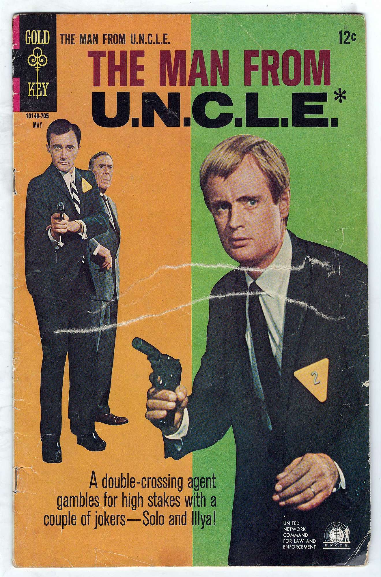 ACTUAL SCAN OF COMIC!<br> Cover of Man From U.N.C.L.E. (Vol 1) The #12. One of 250,000 Vintage American Comics on sale from Krypton!
