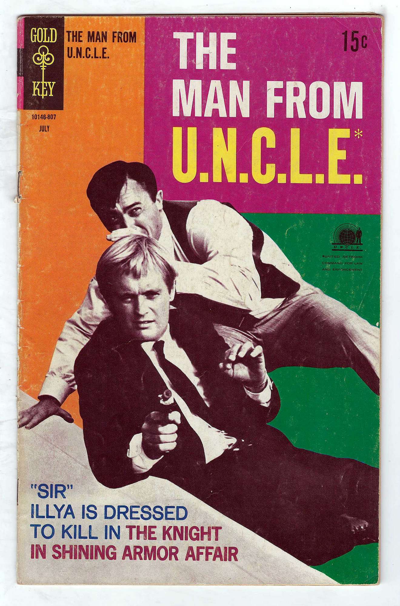 ACTUAL SCAN OF COMIC!<br> Cover of Man From U.N.C.L.E. (Vol 1) The #19. One of 250,000 Vintage American Comics on sale from Krypton!