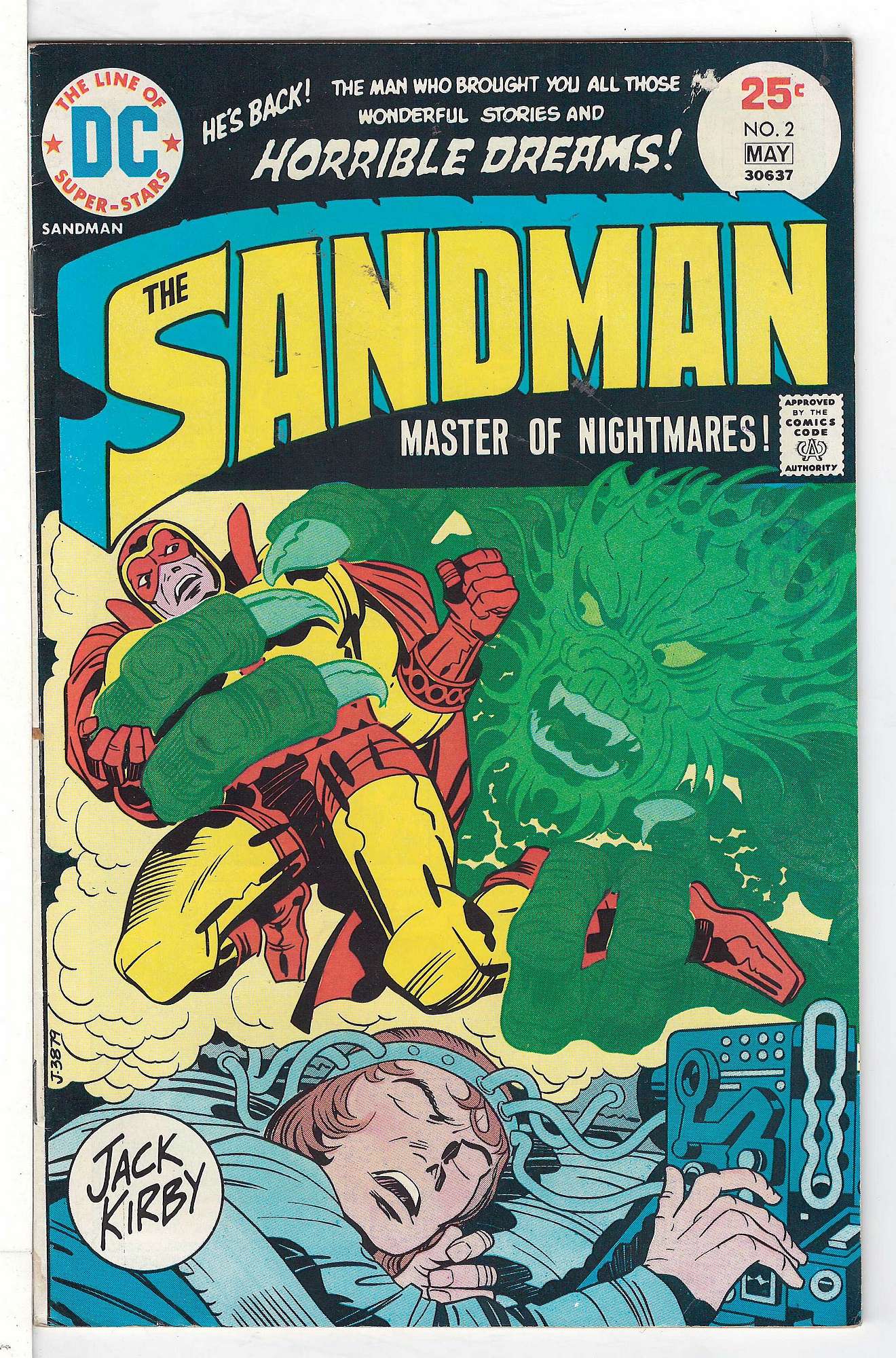 ACTUAL SCAN OF COMIC!<br> Cover of Sandman (Vol 1) #2. One of 250,000 Vintage American Comics on sale from Krypton!