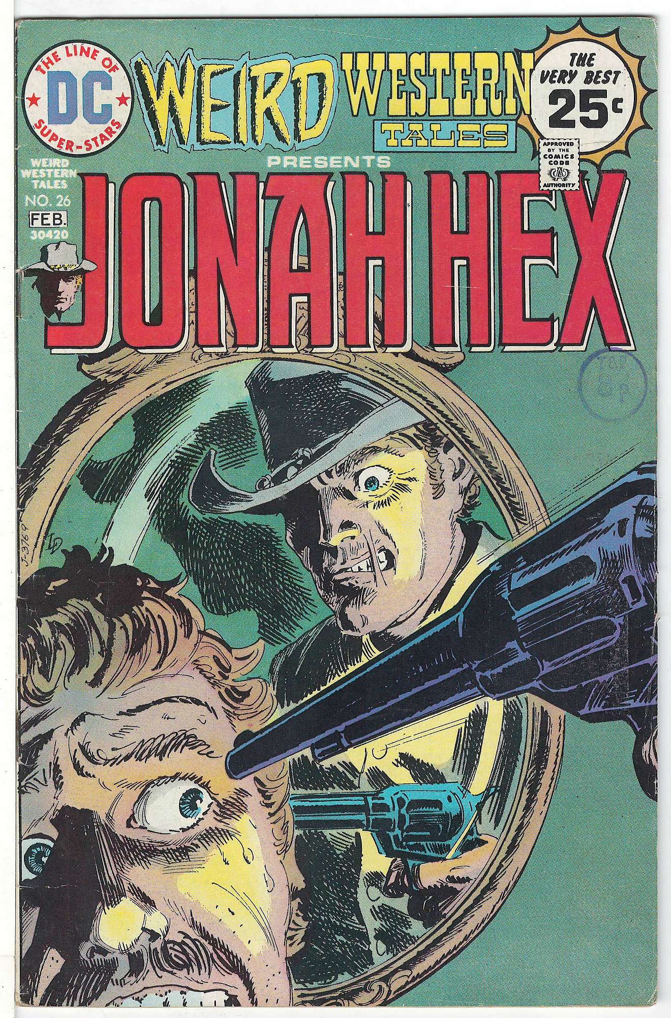 ACTUAL SCAN OF COMIC!<br>Stamp on Cover - See Scan Cover of Weird Western Tales (Vol 1) #26. One of 250,000 Vintage American Comics on sale from Krypton!