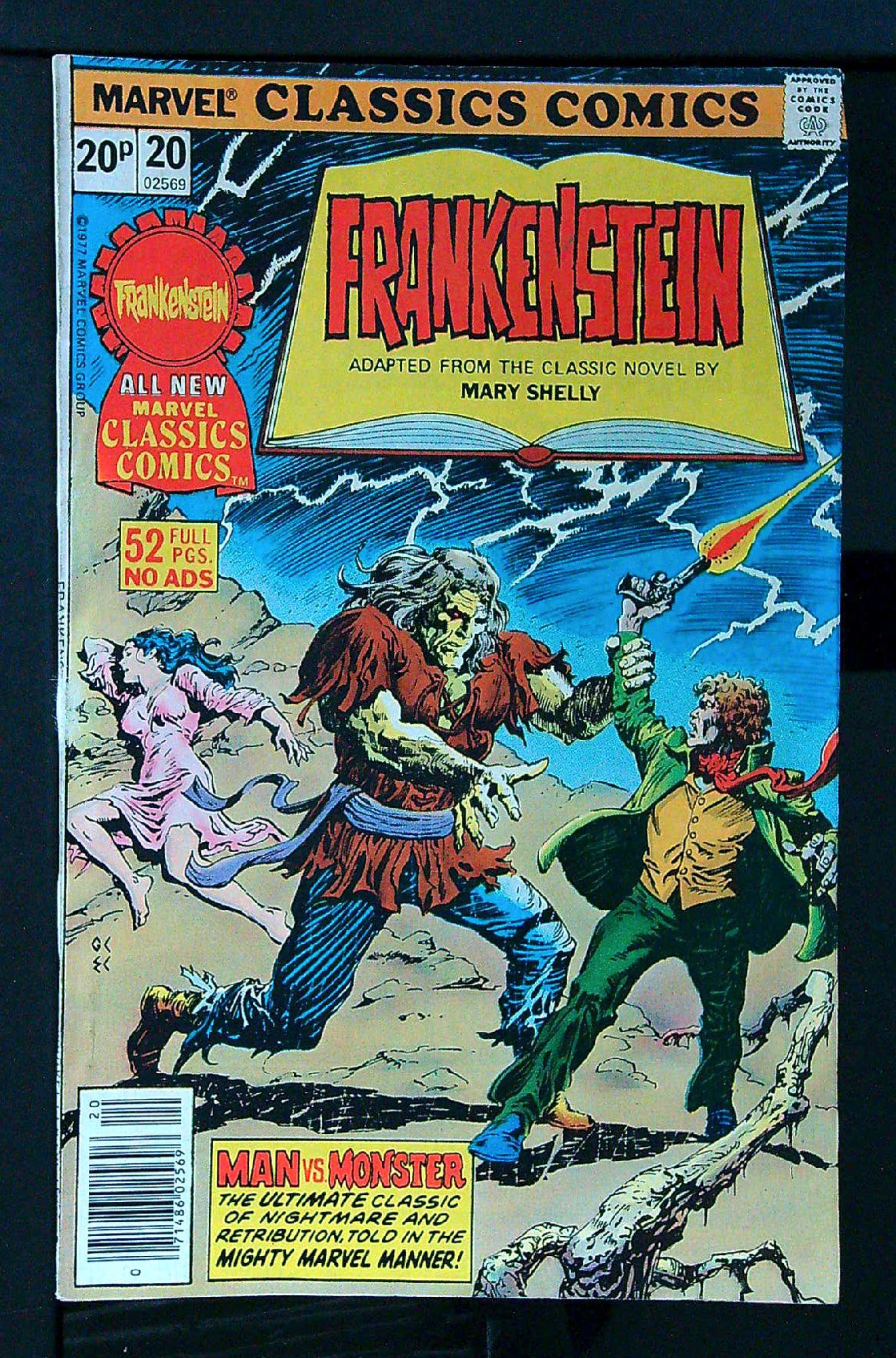 ACTUAL SCAN OF COMIC!<br> Cover of Marvel Classics Comics Featuring (Vol 1) #20. One of 250,000 Vintage American Comics on sale from Krypton!