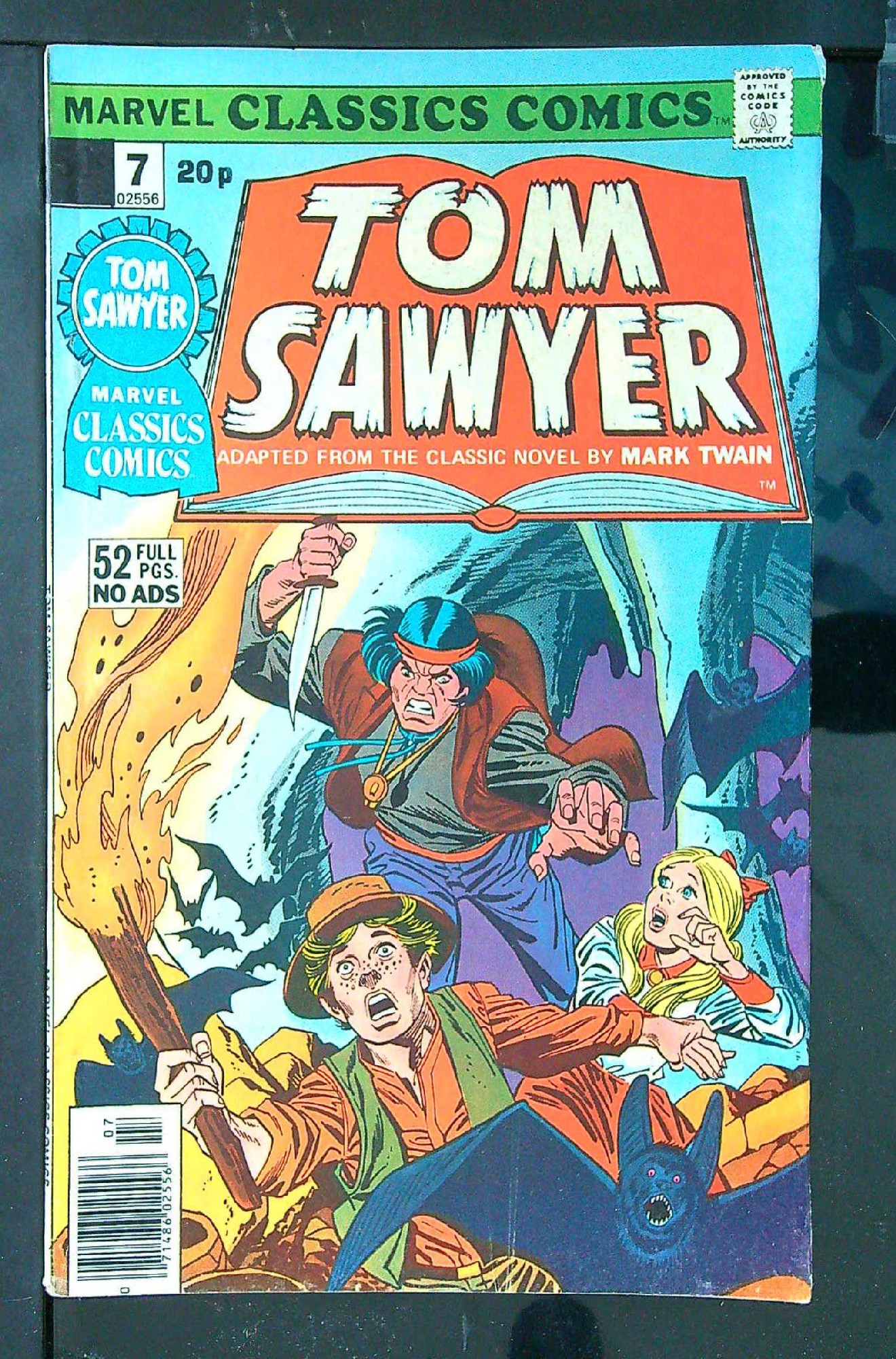 ACTUAL SCAN OF COMIC!<br> Cover of Marvel Classics Comics Featuring (Vol 1) #7. One of 250,000 Vintage American Comics on sale from Krypton!