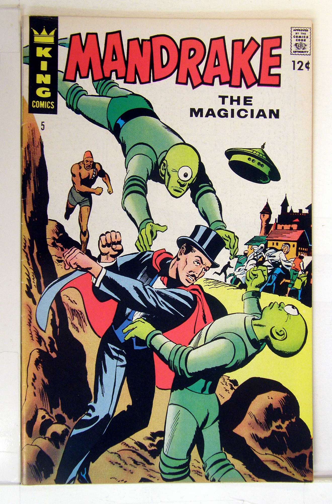 ACTUAL SCAN OF COMIC!<br> Cover of Mandrake (King Comics) #5. One of 250,000 Vintage American Comics on sale from Krypton!