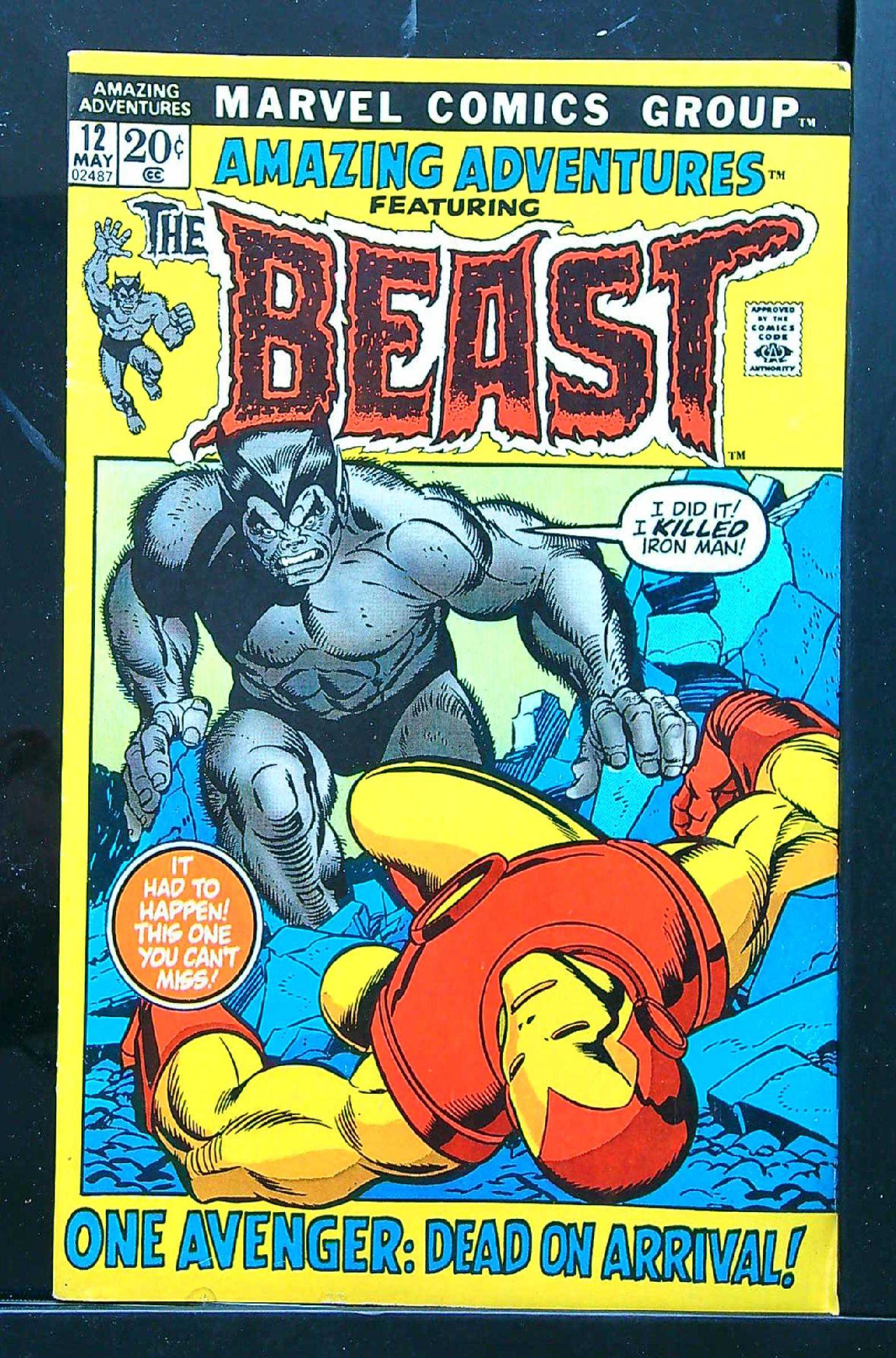 ACTUAL SCAN OF COMIC!<br> Cover of Amazing Adventures (Vol 2) #12. One of 250,000 Vintage American Comics on sale from Krypton!