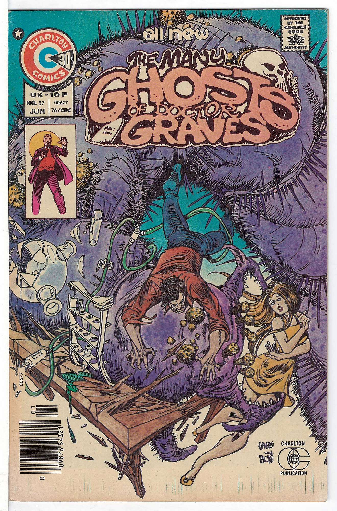 ACTUAL SCAN OF COMIC!<br> Cover of Many Ghosts of Doctor Graves #57. One of 250,000 Vintage American Comics on sale from Krypton!