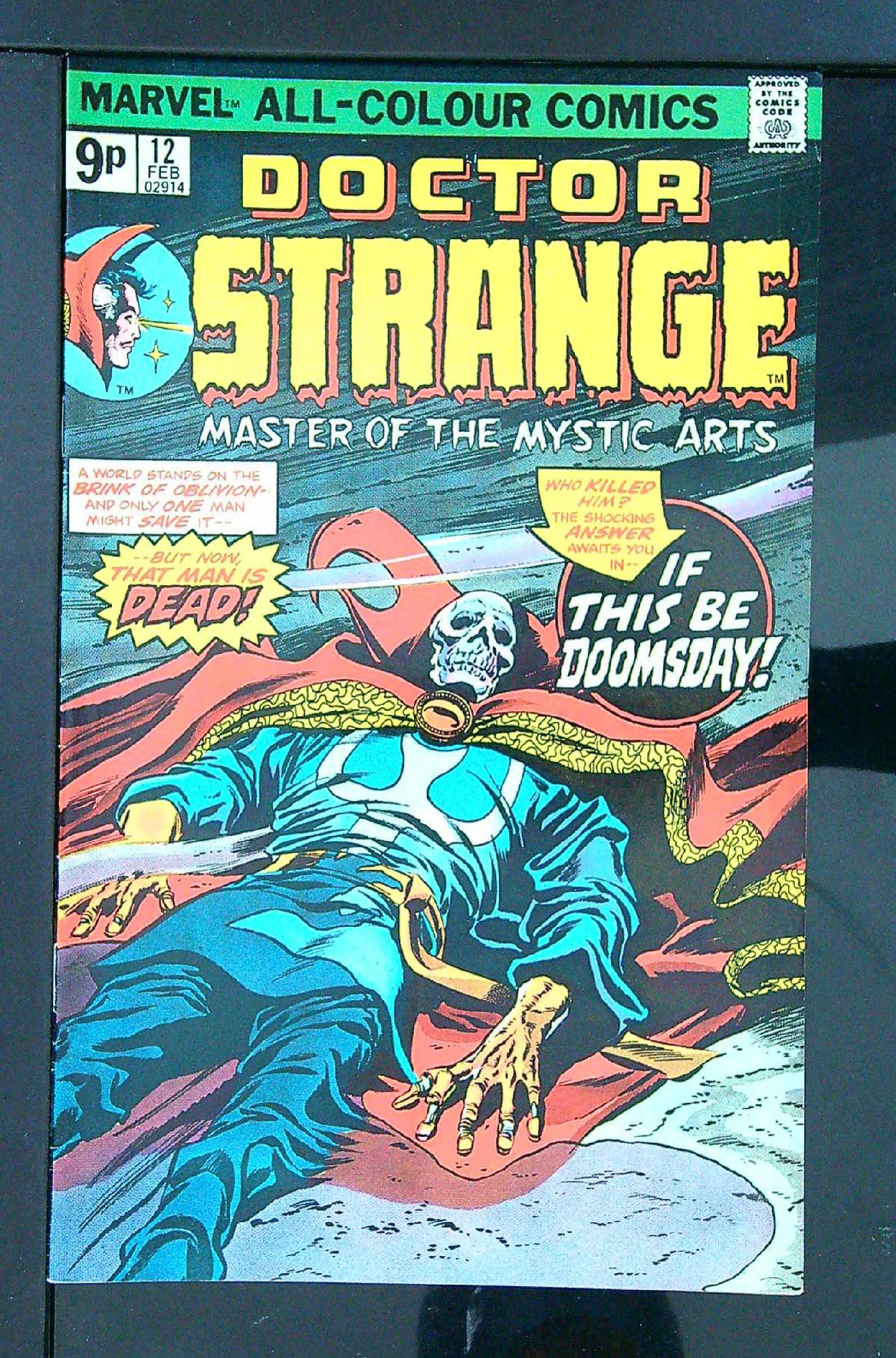 ACTUAL SCAN OF COMIC!<br> Cover of Doctor Strange (Vol 2) #12. One of 250,000 Vintage American Comics on sale from Krypton!