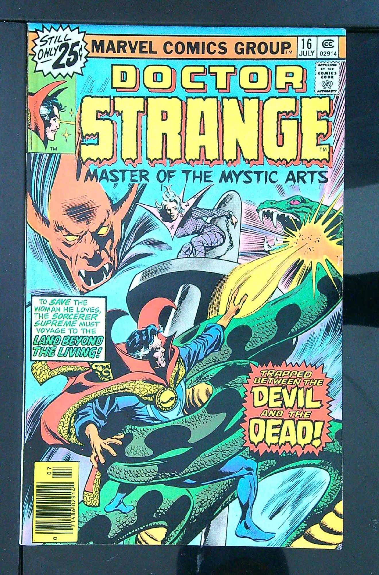 ACTUAL SCAN OF COMIC!<br> Cover of Doctor Strange (Vol 2) #16. One of 250,000 Vintage American Comics on sale from Krypton!
