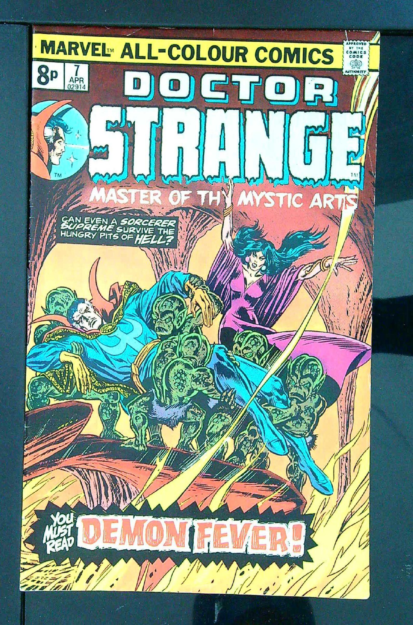 ACTUAL SCAN OF COMIC!<br> Cover of Doctor Strange (Vol 2) #7. One of 250,000 Vintage American Comics on sale from Krypton!